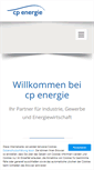 Mobile Screenshot of cp-energie.de